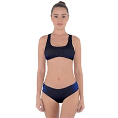 Colorful Light Ray Border Animation Loop Blue Motion Background Space Criss Cross Bikini Set by Mariart