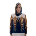 Planetary Resources Exploration Asteroid Mining Social Ship Hooded Wind Breaker (Women) View1