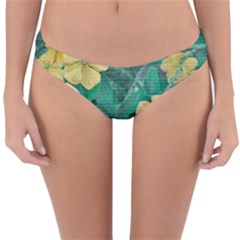 Yellow Flowers At Nature Reversible Hipster Bikini Bottoms by dflcprints