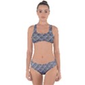 Grid Wire Mesh Stainless Rods Criss Cross Bikini Set View1