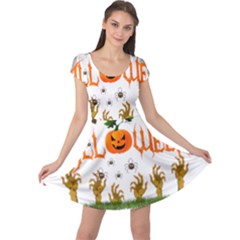 Halloween Cap Sleeve Dress
