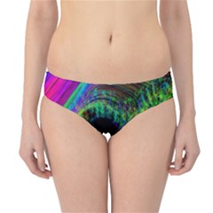 Aurora Wave Colorful Space Line Light Neon Visual Cortex Plate Hipster Bikini Bottoms by Mariart