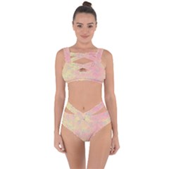 Heart Pattern Bandaged Up Bikini Set  by ValentinaDesign