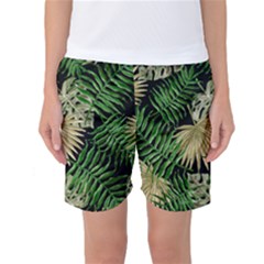 Tropical Pattern Women s Basketball Shorts by ValentinaDesign