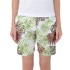 Tropical Pattern Women s Basketball Shorts by ValentinaDesign