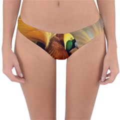 Birds Paradise Cendrawasih Reversible Hipster Bikini Bottoms by Mariart