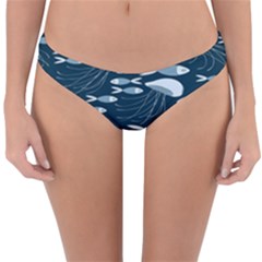 Jellyfish Fish Cartoon Sea Seaworld Reversible Hipster Bikini Bottoms by Mariart