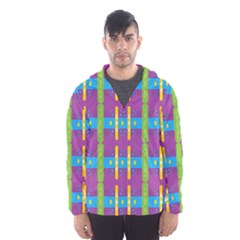 Stripes And Dots                           Mesh Lined Wind Breaker (men) by LalyLauraFLM