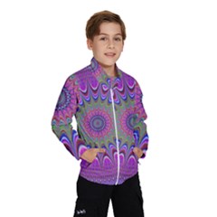 Art Mandala Design Ornament Flower Wind Breaker (kids) by BangZart