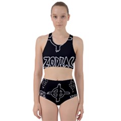 Zodiac Killer  Racer Back Bikini Set by Valentinaart