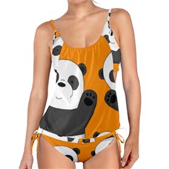 Cute Pandas Tankini Set by Valentinaart