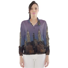 Skyline City Manhattan New York Wind Breaker (women) by BangZart