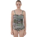 Rice Fields Terraced Terrace Twist Front Tankini Set View1