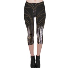 Sainte Chapelle Paris Stained Glass Capri Leggings  by Nexatart