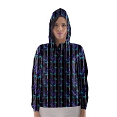 Bamboo Pattern Hooded Wind Breaker (women) by ValentinaDesign