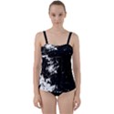 Space colors Twist Front Tankini Set View1