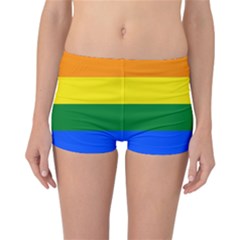 Pride Flag Reversible Boyleg Bikini Bottoms by Valentinaart
