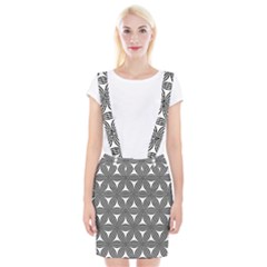 Seamless Pattern Repeat Line Braces Suspender Skirt by Nexatart
