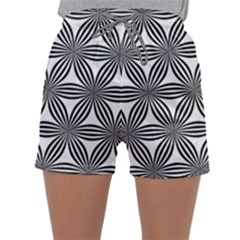 Seamless Pattern Repeat Line Sleepwear Shorts by Nexatart