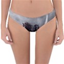 Awesome Wild Black Horses Running In The Night Reversible Hipster Bikini Bottoms View1