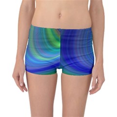 Space Design Abstract Sky Storm Reversible Boyleg Bikini Bottoms