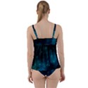 Space All Universe Cosmos Galaxy Twist Front Tankini Set View2
