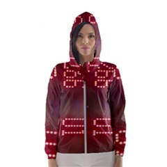 Numbers Game Hooded Wind Breaker (women) by norastpatrick