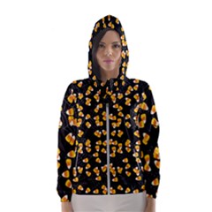 Candy Corn Hooded Wind Breaker (women) by Valentinaart