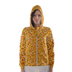 Candy Corn Hooded Wind Breaker (women) by Valentinaart