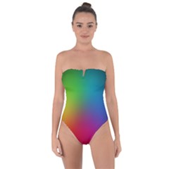 Bright Lines Resolution Image Wallpaper Rainbow Tie Back One Piece Swimsuit by Mariart