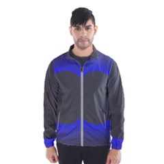 Pure Energy Black Blue Hole Space Galaxy Wind Breaker (men) by Mariart