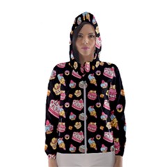 Sweet Pattern Hooded Wind Breaker (women) by Valentinaart