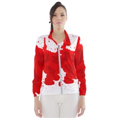 Red Blood Transparent Wind Breaker (women) by Mariart