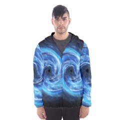 Hole Space Galaxy Star Planet Hooded Wind Breaker (men) by Mariart