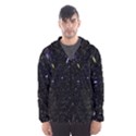 Space Warp Speed Hyperspace Through Starfield Nebula Space Star Hole Galaxy Hooded Wind Breaker (Men) View1