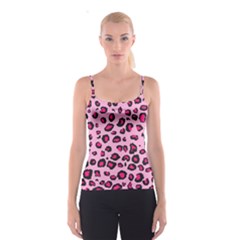 Pink Leopard Spaghetti Strap Top by TRENDYcouture