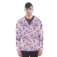 Vegetable Cabbage Purple Flower Hooded Wind Breaker (men) by Mariart