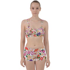 Flower Floral Rainbow Rose Women s Sports Set by Mariart