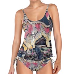 Modern Abstract Painting Tankini Set by NouveauDesign