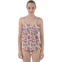 Sweet pattern Twist Front Tankini Set View1