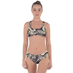 Ink Art Criss Cross Bikini Set by NouveauDesign