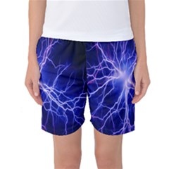 Blue Sky Light Space Women s Basketball Shorts by Mariart