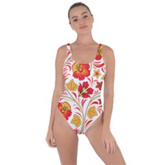 Wreaths Flower Floral Sexy Red Sunflower Star Rose Bring Sexy Back Swimsuit by Mariart