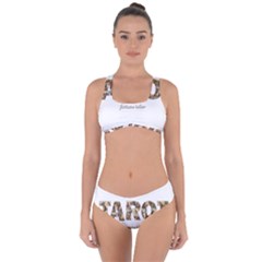 Tarot Fortune Teller Criss Cross Bikini Set by Valentinaart