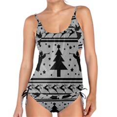 Ugly Christmas Sweater Tankini Set by Valentinaart