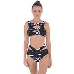 Line Circle Triangle Polka Sign Bandaged Up Bikini Set  by Mariart