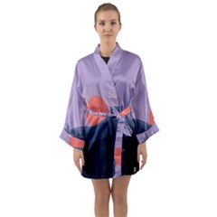 Wedding Lavender Moon Romantic Natural Long Sleeve Kimono Robe by Mariart