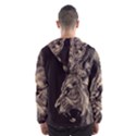 Angry Male Lion Hooded Wind Breaker (Men) View2