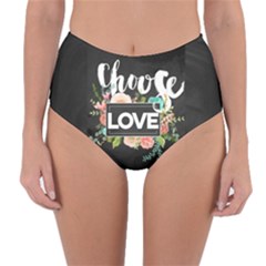 Love Reversible High-waist Bikini Bottoms by NouveauDesign