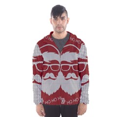 Ugly Christmas Sweater Hooded Wind Breaker (men) by Valentinaart